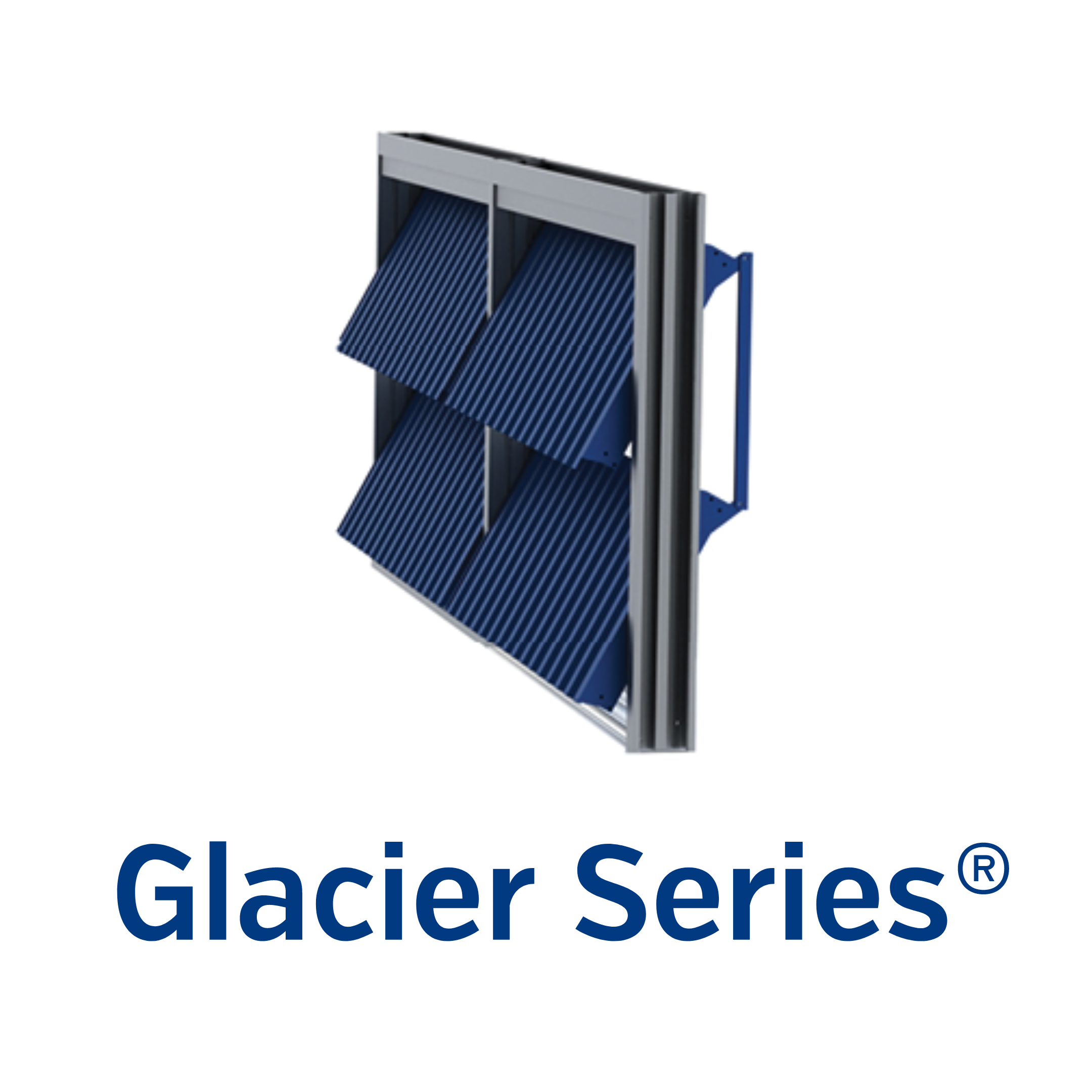 Louvreclad Glacier Series® Operable Glass Louvres
